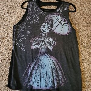 Disney Haunted Mansion Sz L Sleeveless Shirt